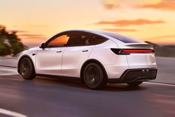 White Tesla