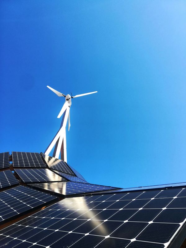 Wind turbines & Solar Panels